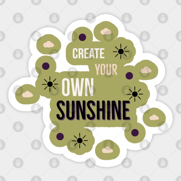 Make Your Own Sunshine Sticker by Artistic Design